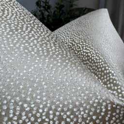 Beige Ivory Natural Luxury Cushion Cover - Textured Design Reversible Pillow Case For Sofa Or Bed Dazzle - thumbnail 2