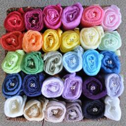 Newborn Cheesecloth Wrap, Baby Photography Prop, Wide Color Variety - thumbnail 1