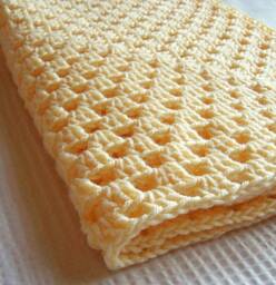 Crochet Baby Blanket, Granny Square, Afghan For Kids, Square Choose Your Color - thumbnail 1