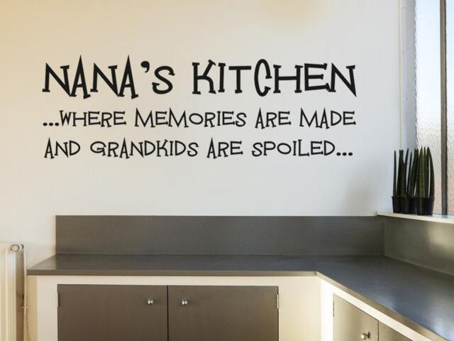 Nana's Kitchen Wall Decal Memories Made, Vinyl Art - image 1