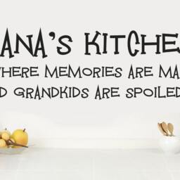 Nana's Kitchen Wall Decal Memories Made, Vinyl Art - thumbnail 3