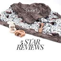 Personalized Wolf Minky Blanketbaby Boy Gift Baby Nursery Bedding Blanket Wolfs - thumbnail 1
