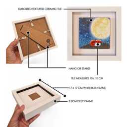 Fox Wall Art Mini Housewarming Birthday Gift Home D??cor Framed Picture Cute Animal - thumbnail 2