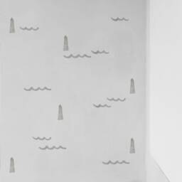 Lighthouses Fabric Wall Stickers. Removable & Reusable