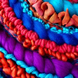 Fire & Ice 19-Inch Round Woven Wall Hanging - thumbnail 4