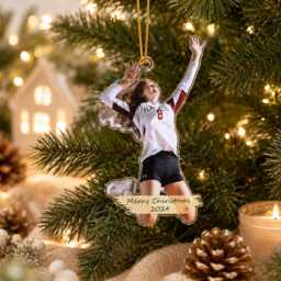 Custom Photo Ornament - Acrylic Picture Cutout Christmas Personalized Family - thumbnail 2