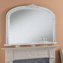 Antique Gold Large Arch Top Over Mantle Ornate Mirror - Windsor Choice Of Frame Colour - thumbnail 3