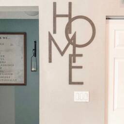 Laser Cut Wood Home Sign Farmhouse Wall Decor - thumbnail 4