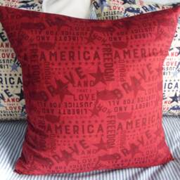 2 Color Choicesred.blue.proud To Be An American.pillow.accent Pillow.throw Pillow.independence.day4Th July Toss Pillow.slipcovers - thumbnail 2