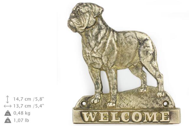 Dog De Bordeaux, Dog Welcome, Hanging Decoration, Limited Edition, Artdog - image 1