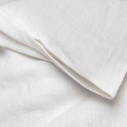 Custom Linen Duvet Cover With Ties, White Duvets Full, Twin, Queen, King Bedding - thumbnail 3