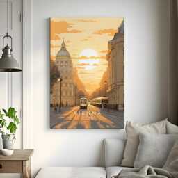 Vienna Travel Print - Austria, Poster, Home Decor, Gift Or Canvas - thumbnail 3