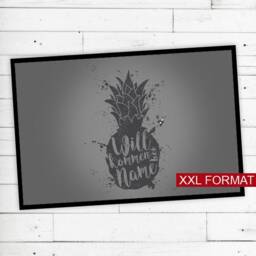 "Dirt Sparrow?? Doormat ""Pineapple" - thumbnail 1