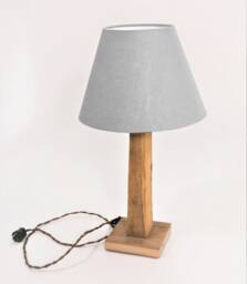Handmade Antique Wood Table Lamp Base