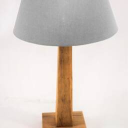 Handmade Antique Wood Table Lamp Base - thumbnail 3