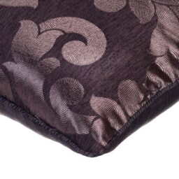 "Jacquard Art Silk Purple Pillow Cushion 16""x16" - thumbnail 2