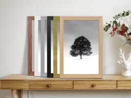 A1, A2, A3, A4, A5 Black Picture Frames Step Style Handmade Gallery Wall Frame Photo Personalized Gift For Father, Mother, Birhtday - thumbnail 1