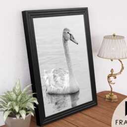 A1, A2, A3, A4, A5 Black Picture Frames Step Style Handmade Gallery Wall Frame Photo Personalized Gift For Father, Mother, Birhtday - thumbnail 2
