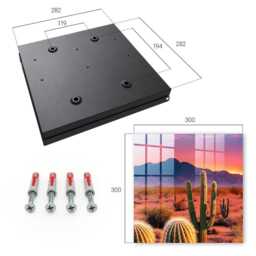 Desert West Wall Mounted Key Cabinet, Orange Industrial Box, Photographic Landscapes, For Nature & Travel Lovers - thumbnail 4