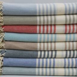 "Red Towel, Handmade Towel, Bath Towel, Sauna Towel, Turkish Towel, 40""x67" - thumbnail 4