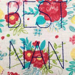 Best Nan Embroidery Hoop Wall Art, Mother's Day Gift, Embroidered Decoration - thumbnail 3