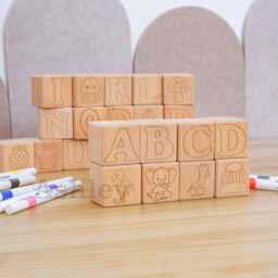 Baby Block, Wooden Blocks For Kids To Draw On, Custom Graffiti Blocks, Toys, Birthday Gift