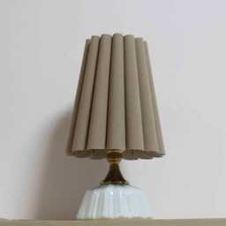 Duzy Handmade Light Brown Fabric & Acrylic Lamp For Home Furnishing -116#, 110-240V/50-60Hz - thumbnail 2