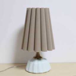 Duzy Handmade Light Brown Fabric & Acrylic Lamp For Home Furnishing -116#, 110-240V/50-60Hz