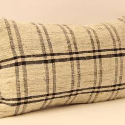 12x20 Turkish Kilim Lumbar Pillow Boho Pillow Bohemian Cushion Navajo Rugturkish Cover Armchair Case 4Oef-80 - thumbnail 2