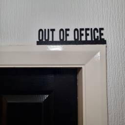 Out Of Office Door Topper, Shelf Decor, Wall Quirky Home Interior Gift, Door Decoration - thumbnail 1
