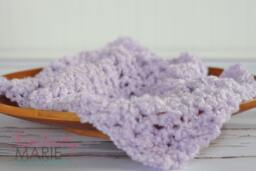 Lavender Cloud Newborn Baby Blanket Photo Prop