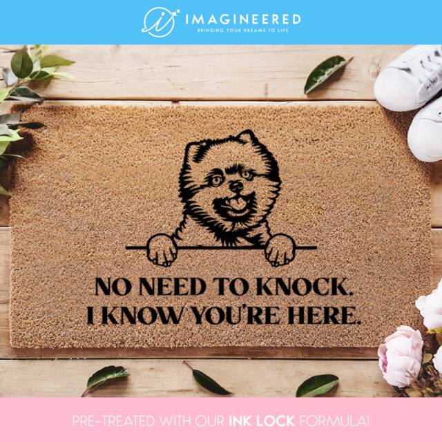 Dog Welcome Doormat - Rug For Owners Breeds Door Mat Personalized Lover's - image 1