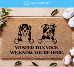 Dog Welcome Doormat - Rug For Owners Breeds Door Mat Personalized Lover's - thumbnail 3