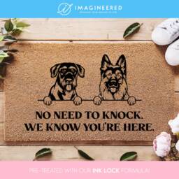 Dog Welcome Doormat - Rug For Owners Breeds Door Mat Personalized Lover's - thumbnail 2