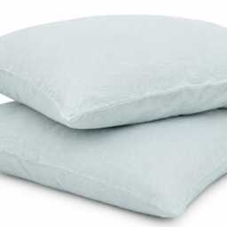 Mist Ocean Linen Duvet Cover, Soft Washed Natural Bedding, Coastal Beach Style, All Sizes, Custom Size - thumbnail 4