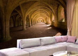 Ancient Castle Wall Mural For Living Room Castle Interior Removable Wallpaper Interior Of An Old Self-Adhesive Large Wallpaper - thumbnail 3