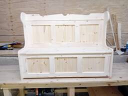 120cm Wide Childrens Monks Bench, Storage Bench, Shoe Bench, Toy Storage, Any Size Made. Delivery Cost Shown On The 2nd Photo