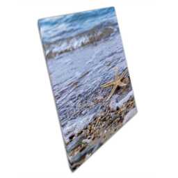 Serene Starfish Beach Scene Canvas Print Coastal Wall Art For Home & Office Decor - thumbnail 1