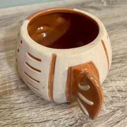 Ceramic Orange Fish Indoor Plant Pot Seaside Cosy Home D??cor Marine Ocean Ornamental Planter - thumbnail 4