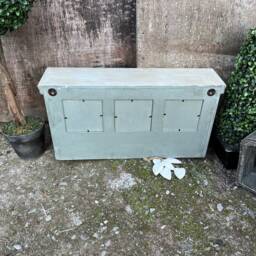 Grey Painted Country Farmhouse Style Clothes Rack With 3 Heart Shaped Photo Frames - thumbnail 4