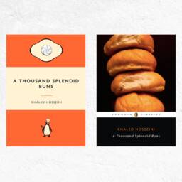A Thousand Splendid Buns Print Khaled Hosseini Food Pun Art - thumbnail 1