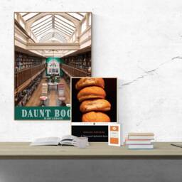 A Thousand Splendid Buns Print Khaled Hosseini Food Pun Art - thumbnail 2