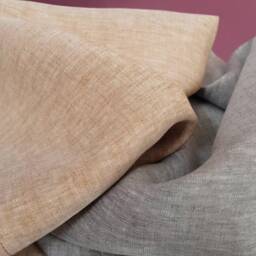 Rust Orange Linen Fitted Sheet Belgian Bedding - thumbnail 3