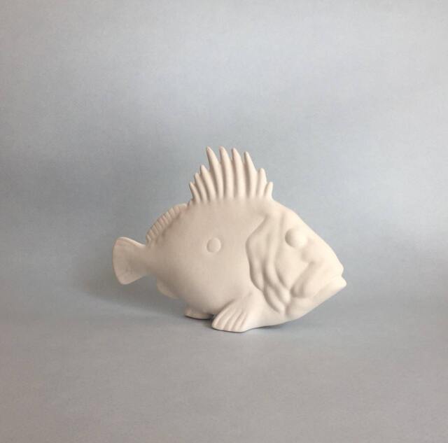 Fish Bisque, Ready To Paint, Gift For Men, Unpainted Fish, Ceramic Fish, Ceramic Figurines, Home Decor, Handmade Ceramic, Made Order - image 1