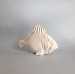 Fish Bisque, Ready To Paint, Gift For Men, Unpainted Fish, Ceramic Fish, Ceramic Figurines, Home Decor, Handmade Ceramic, Made Order - thumbnail 1