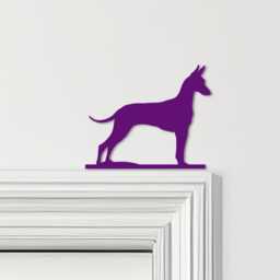 Door Topper Ibizan Hound Dog Various Colours Top Of Decorative Sign - Novelty Wall Decor, Frame Art, Art - thumbnail 4