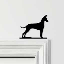 Door Topper Ibizan Hound Dog Various Colours Top Of Decorative Sign - Novelty Wall Decor, Frame Art, Art - thumbnail 1