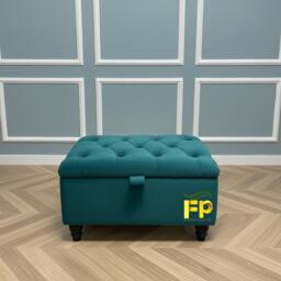 Maya Storage Ottoman Footstool Coffee Table Pouffe Bench Chesterfield Declutter Living Space
