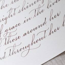 Custom Name Meaning Sign Handwritten Calligraphy Art Definition Wall Nursery Origin Decor Baby Blessing - thumbnail 3