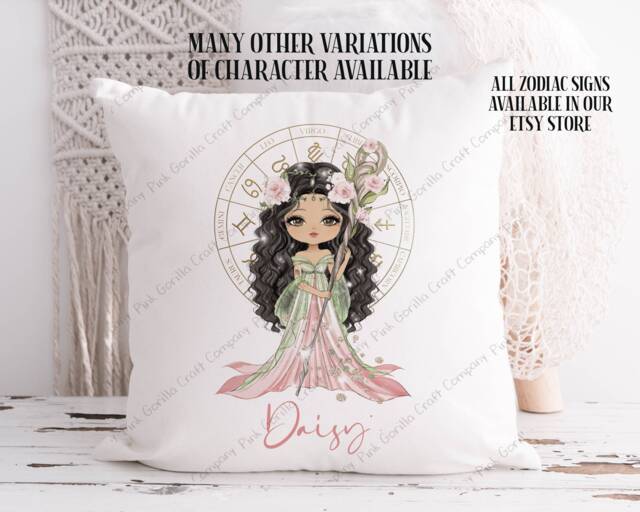 Virgo, Virgo Cushion, Star Sign Gift For Zodiac Gift, Her, September Birthday - image 1